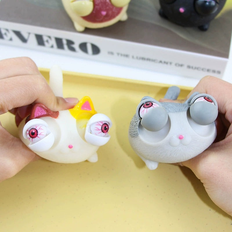 Creative Eye-popping Cat Decompression Toy - One Red Hill